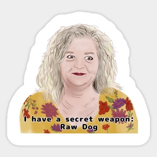 baby girl Lisa - secret weapon Sticker